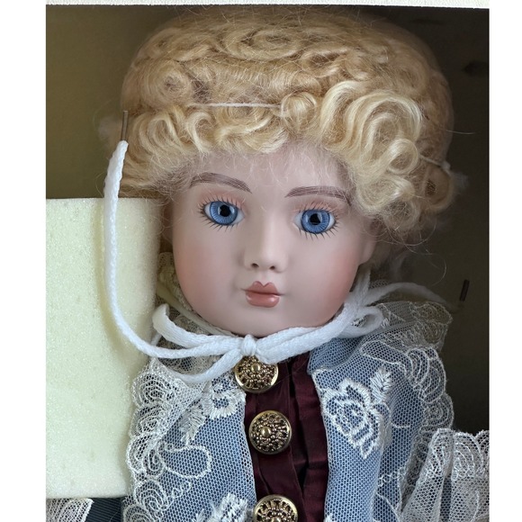 KAIS Dolls American Artists Collection Hailey‎ Porcelain Doll Blue